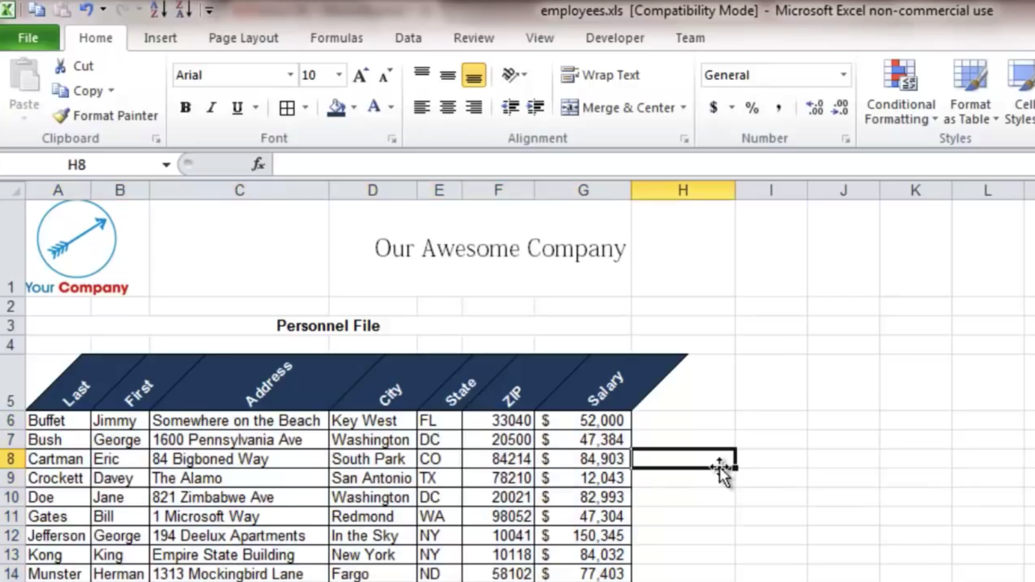 How to Design and Format an Excel Spreadsheet Edutechional